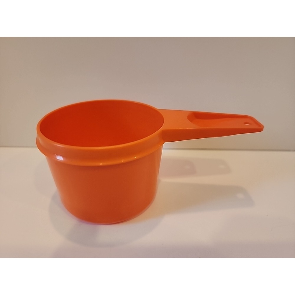 Vintage Tupperware 763-3 Replacement Nesting 2/3 Cup Measuring Cup Orange‎